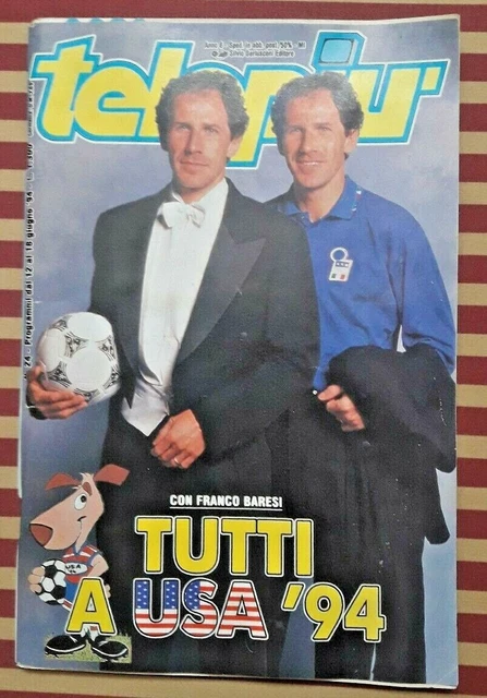 PHOTO DE PRESSE Vintage Football, Italie, 1994, Tirage 24 X 18