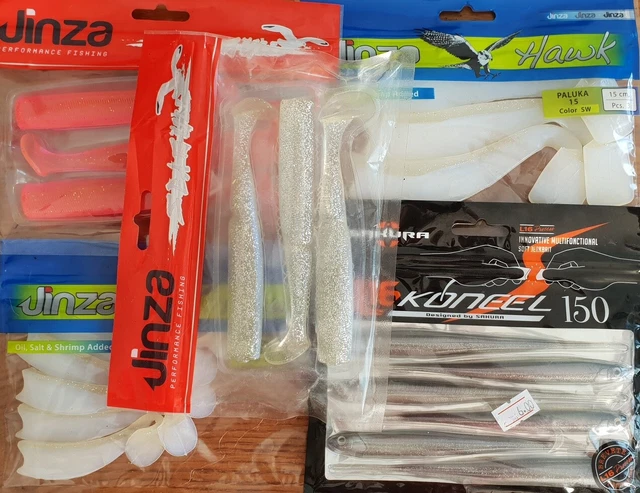 Promo Lot De 22 Leurres Souples Sakura Grauvell Jinza 15 – Neuf