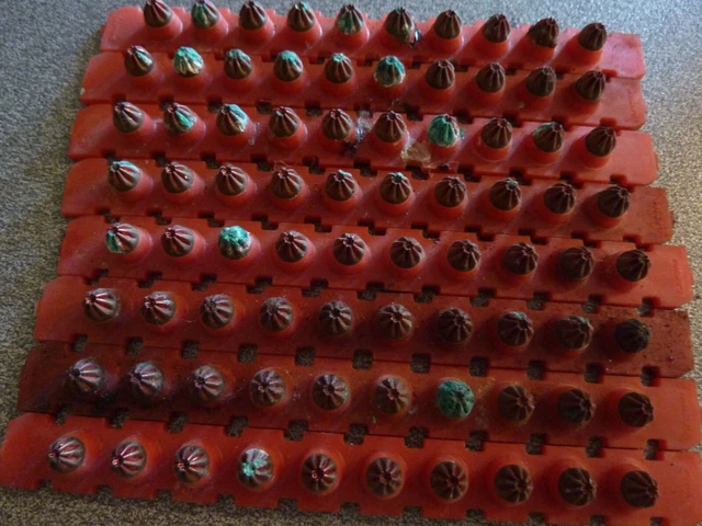 8 St Streifenkartuschen á 10 Stück Munition, HILTI, rot