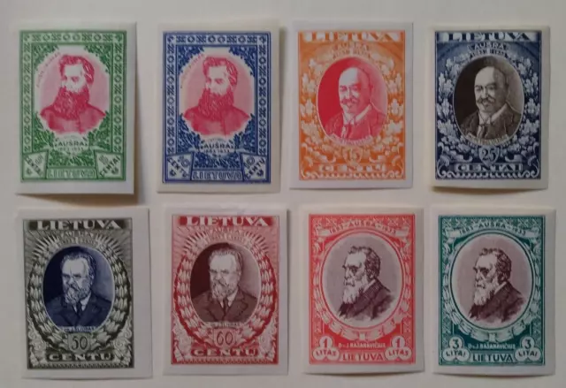 Lithuania Stamps, 1933, sc#272-77, 77a, 77b, Mint, NH, OG, Complete Set
