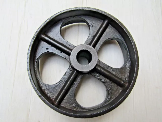 4.5 " Fonte Ancien Vintage Industriel Essieu Roue Ancien Rustique Fer