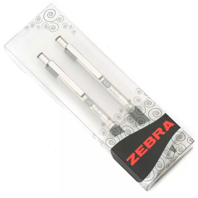 Zebra F-301 Stainless Steel Ballpoint Pen & M-301 0.5 Mechanical Pencil Set
