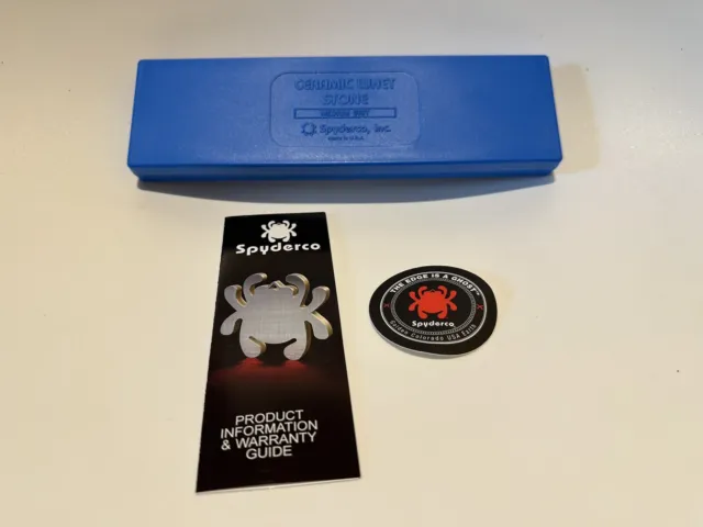 Spyderco Ceramic Benchstone Medium Sharpening Stone made in USA high quality