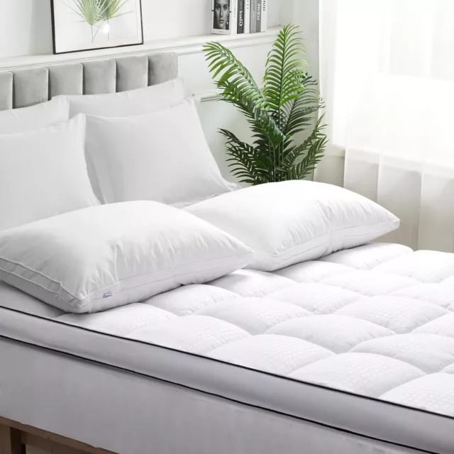 Surmatelas Protège matelas en microfibre très bon soutien Anti acarien