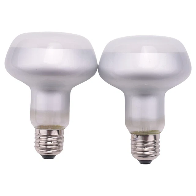2 Pack 75W Reptile Light UVA Heat Lamp Bulb Bearded Dragon Accessories for4669