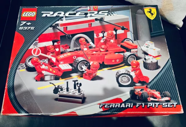 LEGO RACERS FERRARI F1 Pit Set 8375 258.41 PicClick