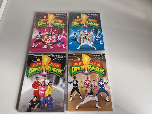 MIGHTY MORPHIN POWER Rangers Complete Season 2 & Season 3 DVDS Saban's ...