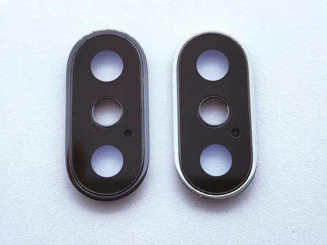 Lentille complète sur chassis verre sur cadre métal pour iPhone X XS et XS Max