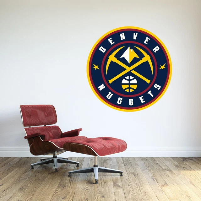 DENVER NUGGETS LOGO Wall Decal NBA Basketball Decor Sport Mural Vinyl