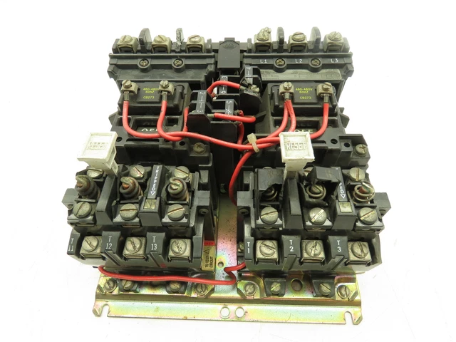 Allen Bradley 520E-BOB Multi-Speed Starter Sz 1  3-Pole 27A 460-480V Coil Ser C