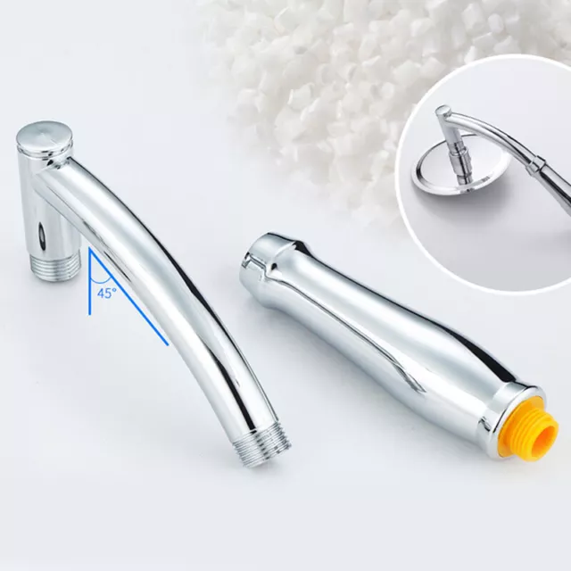 Kit ajustable a mano para extensión de cabezal de ducha brazo cromado piezas espolvoreadoras para baño