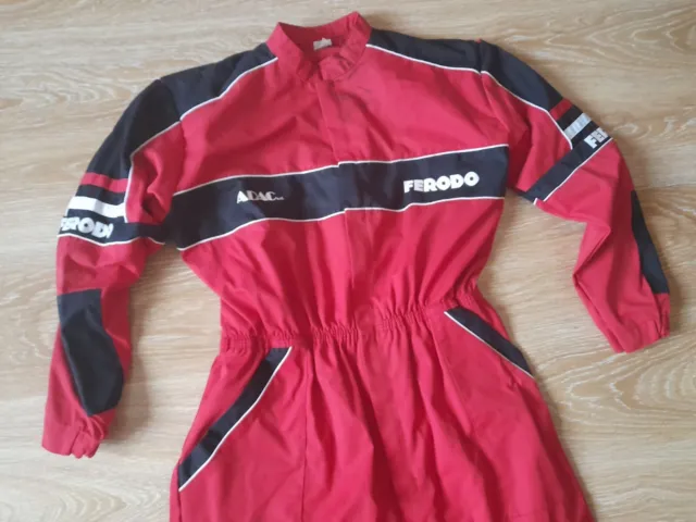 Tuta Maccanico Mechanical Suit Ferodo Official Size Xl. No Fiat Red Black