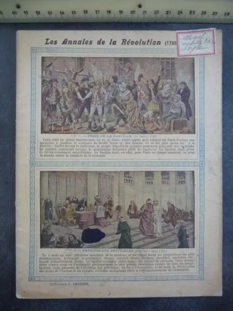 Ancien Cahier "Les ANNALES de la REVOLUTION - N°5 et N°6" (CAHIER COMPLET)