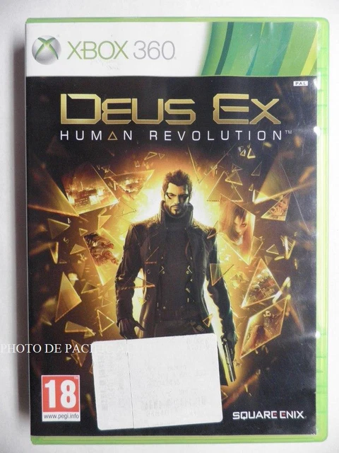 jeu DEUS EX HUMAN REVOLUTION pour xbox 360 en francais game spiel juego X360