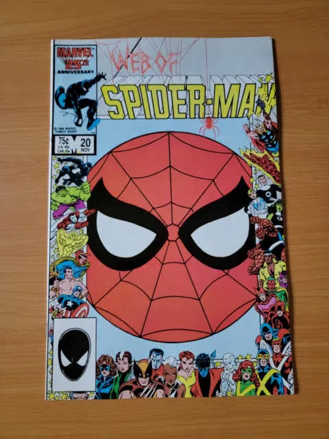 Web of Spider-Man #20 Direct Market Edition ~ NEAR MINT NM ~ 1986 Marvel Comics