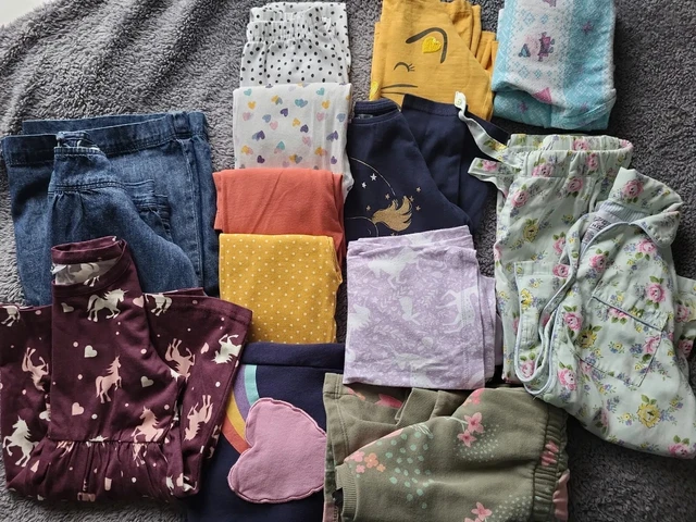 Girls Age 3-4 Job Lot Bundle Dresses, PJ'S Leggings NEXT, TU George