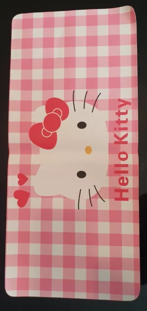 Hello Kitty Sanrio Long Desk/Art/ Table Runner Mat Vinyl 67x30cm Kawaii Cute