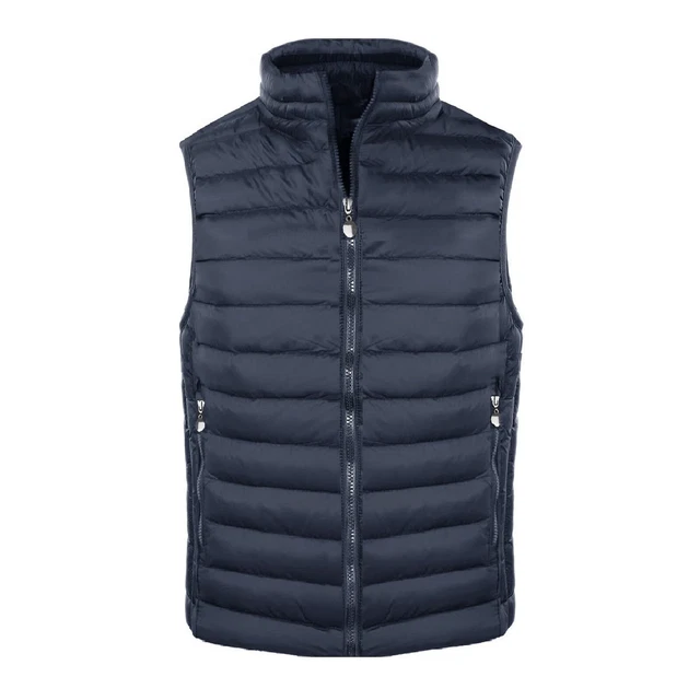 Smanicato Uomo Leggero Piumino Casual Giubbotto Giacca Giubbino Gilet Slim Fit 3