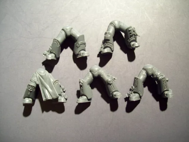 5 Space Marine Grey Knight Legs bits