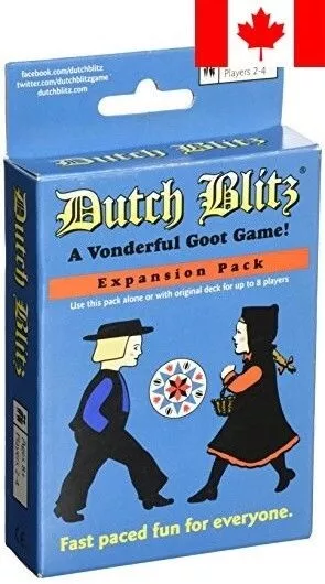 Dutch Blitz Expansion Pack Card Game, Blue