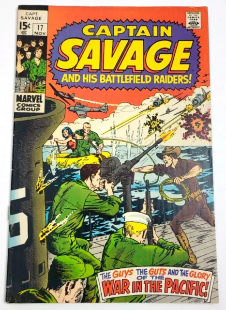 Captain Savage & His Battlefield Raiders!  #17 (1969) - Marvel Comics Silver Age