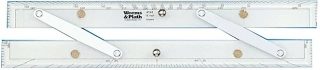 Weems & Plath Marine Navigation Parallel Ruler #141 (Aluminum Arms, 15-Inch) Weems & Plath Marine Navigation Parallel Ruler #141 (Aluminum Arms, 15-Inch)
