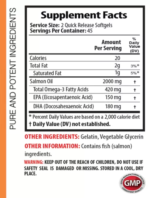 para la salud de tu corazón - ACEITE DE SALMÓN SALVAJE DE ALASKAN - cápsulas blandas para la salud ocular 3B 2