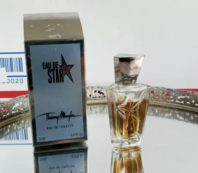 ❤️ THIERRY MUGLER-EAU DE STAR-EAU DE TOILETTE .17 oz 5 ml Splash New