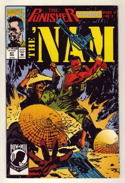 The 'Nam #67 - April 1992 Marvel - Vietnam war - Punisher app. - NM (9.4)