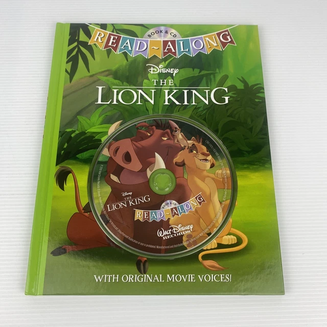 DISNEY THE LION King Read-Along Book & CD Hardcover Storybook ...