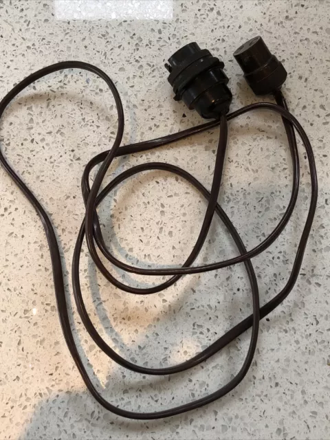 Cable de alimentación vintage de montaje de luz para cuarto oscuro