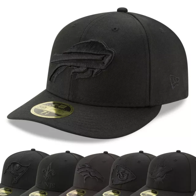 New Era 59Fifty Fitted Low Profile Cap - BLACK NFL Teams