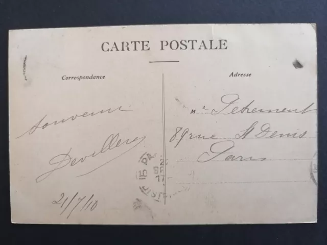 1910 DORMANS Marne Antique Postcard View taken from IGNY ROAD 2