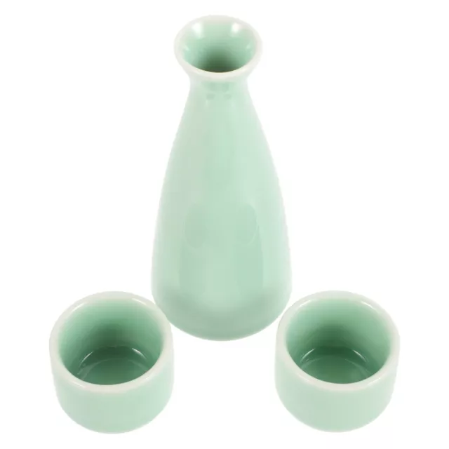 Ceramic Wineware Set Japanese Sake Porcelain Bottle Pot Serving Cups