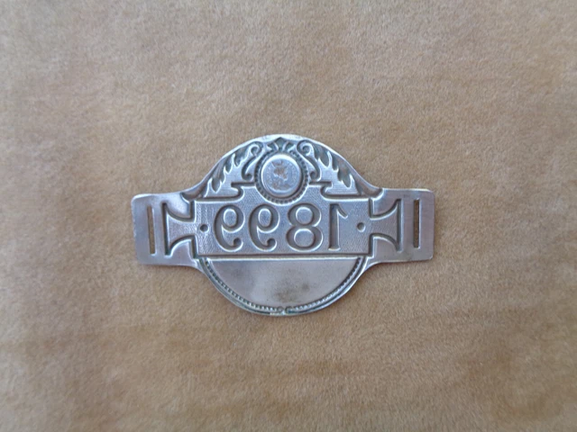 Plaque Fiscale Vélo Vintage PEUGEOT – Rare Collector Cyclisme