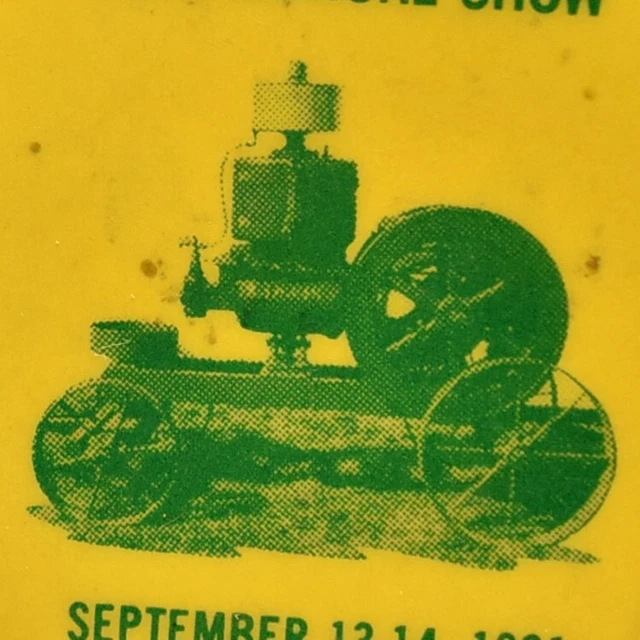 VINTAGE 1981 ANTIQUE Engine & Tractor Association Geneseo Henry County