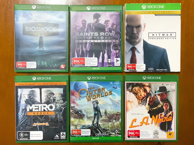 XBOX ONE GAMES Bundle Bulk Metro BioShock Saints Row Hitman