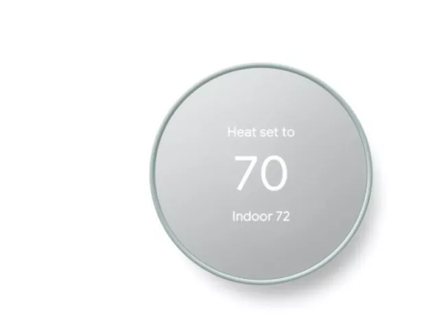 Google Nest G4CVZ Programmable Wi-Fi Thermostat - Fog Gray