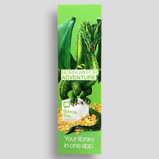 Borrow For Adventure Borrow Box Collectible Promotional BOOKMARK  (not the book)