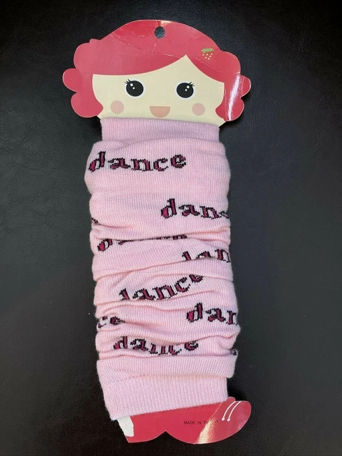 Calenton Kids Pink Dance Leg Warmers Unisize - New