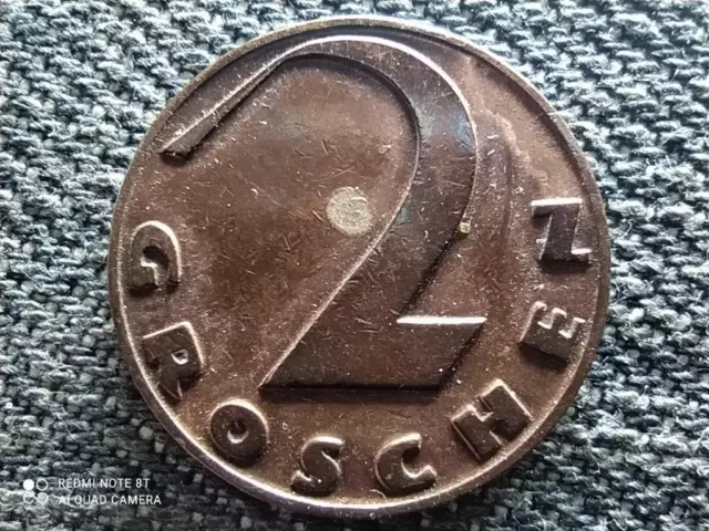 Austria 2 Groschen Coin 1928
