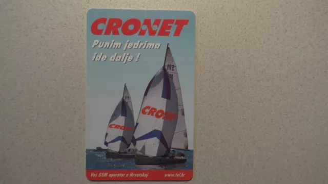 Telefonwertkarte Telefonkarte Kroatien Cronet 200 Kuna, Telfonska kartica
