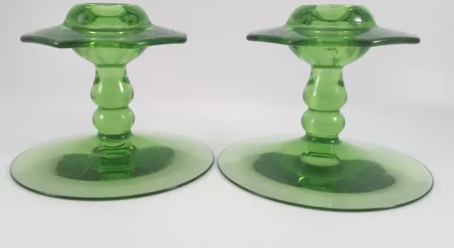 Heisy Green Candleholders