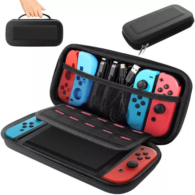 Funda kit maletin Nintendo Switch + Protector Cristal Templado para pantalla