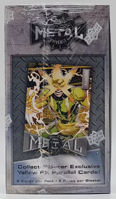 Marvel Spider-Man Metal Universe Trading Cards Blaster Box Upper Deck 2