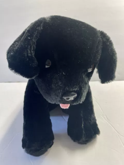 Black Lab Puppy Dog Melissa & Doug Benson Stuffed Animal Plush Labrador Tongue