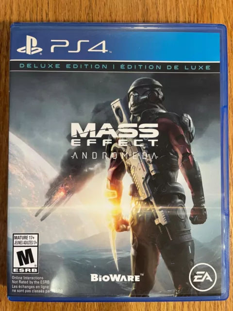 Mass Effect Andromeda Deluxe Edition Playstation 4 PS4 CIB Complete
