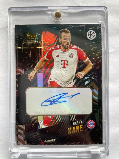 TOPPS X WHIP Gold 2023/24 Harry Kane black autograph 81/99 £42.32 