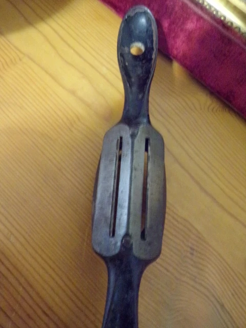 Antique Stanley No. b Early Adjustable Throat Spokeshave double blade very rare