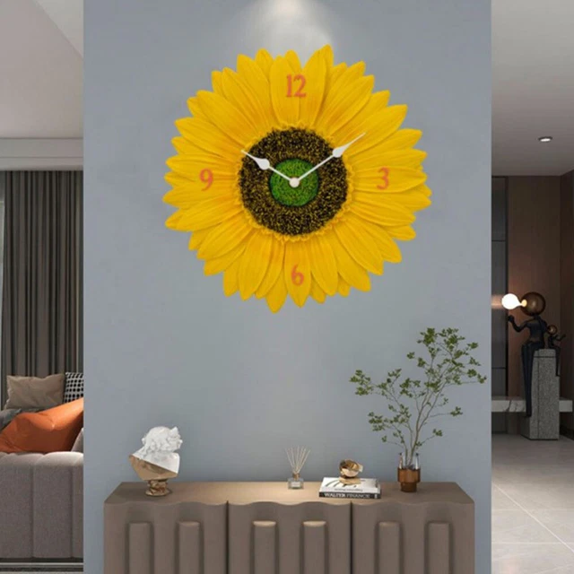 Round Wall Clock Farmhouse Wall Clock Home Wall Clock Outdoor Garden Decoration